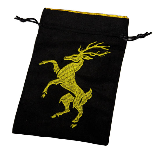 Black Oak Dice Bags: Assorted Designs: Stag