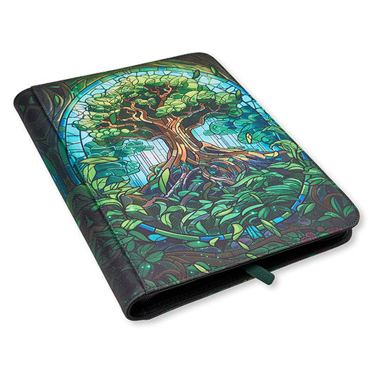 Stained Glass Mythical Forest 9 Pocket Binder
