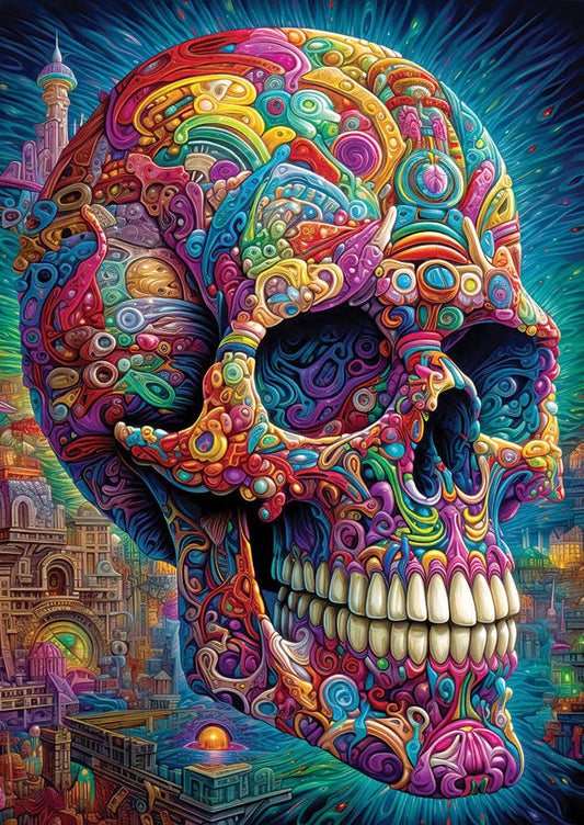 Quirky Skull 1000pc Enjoy Puzzle