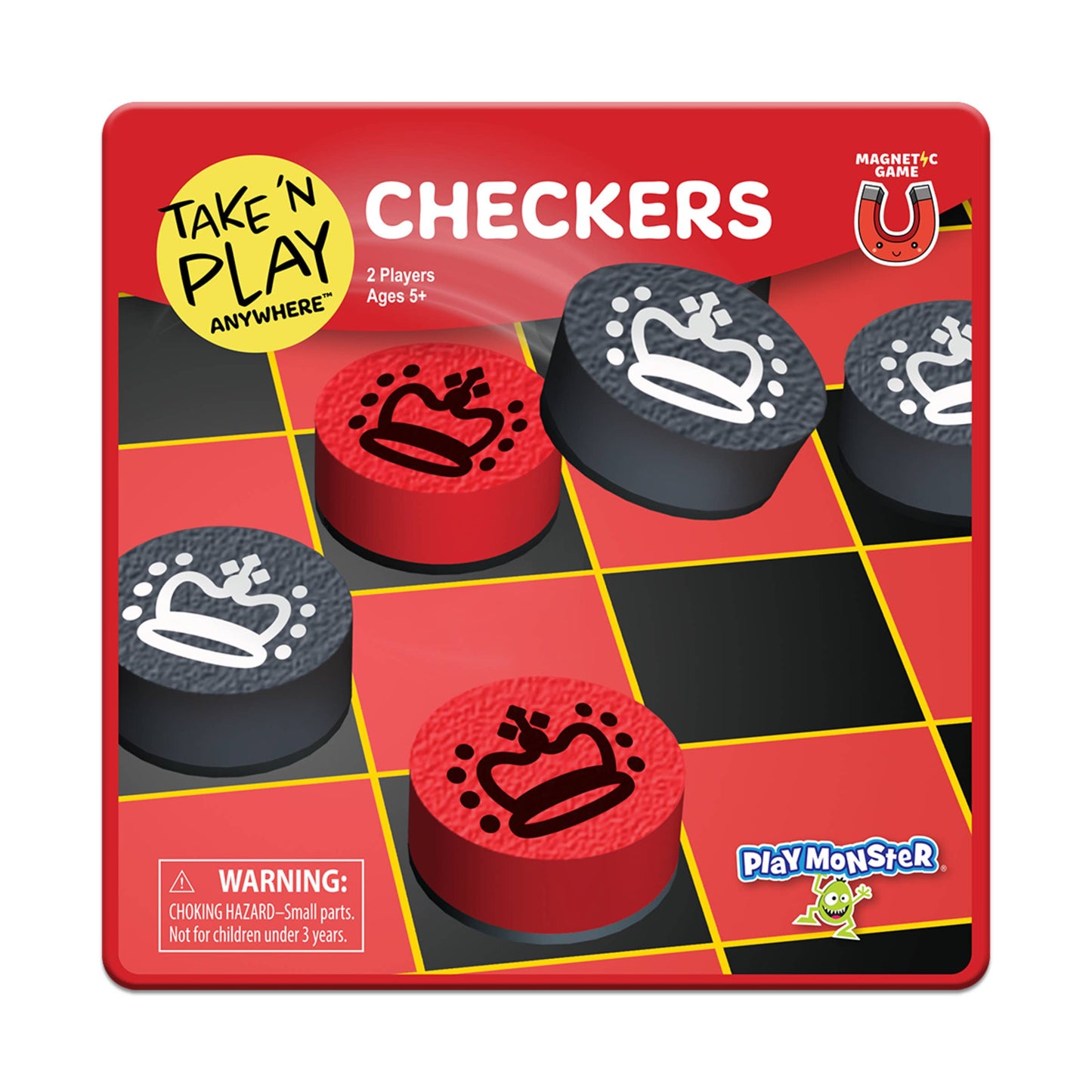 Take N Play Anywhere - Checkers - Magnetic Travel Game