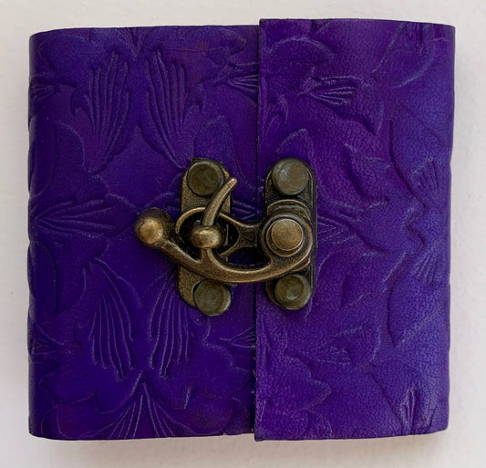 Purple Embossed mini  ~ 3" x 3