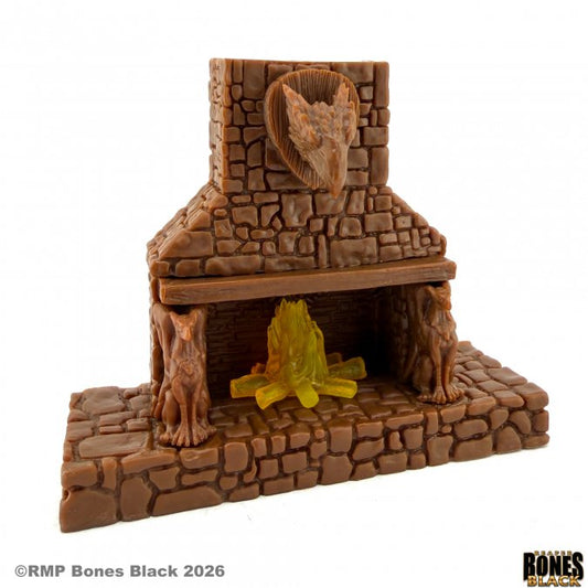 Green Griffin Fireplace