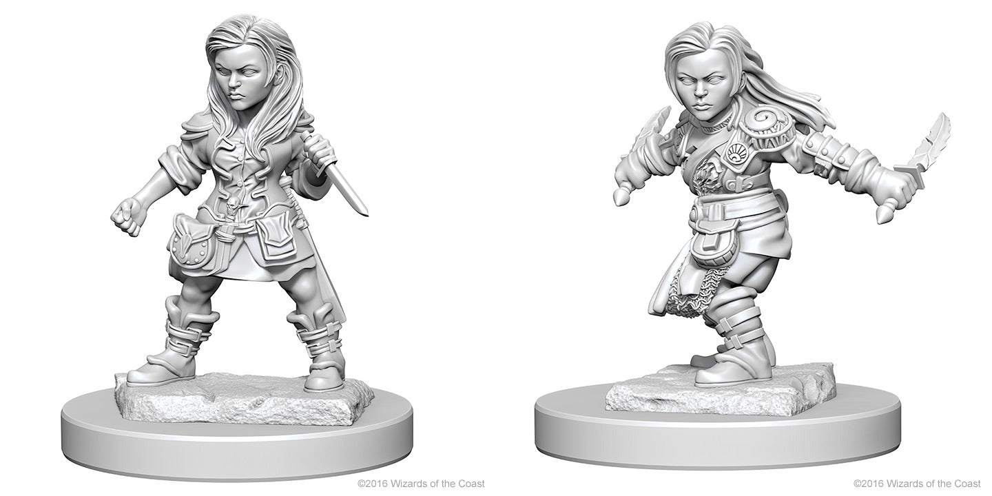 Halfling Female Rogue Dungeons & Dragons: Nolzur's Marvelous Unpainted Miniatures