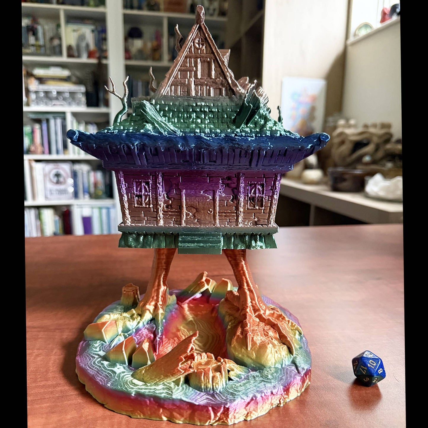 Baba Yaga Hut Dice Tower | TTRPG, D&D, Pathfinder, CoC