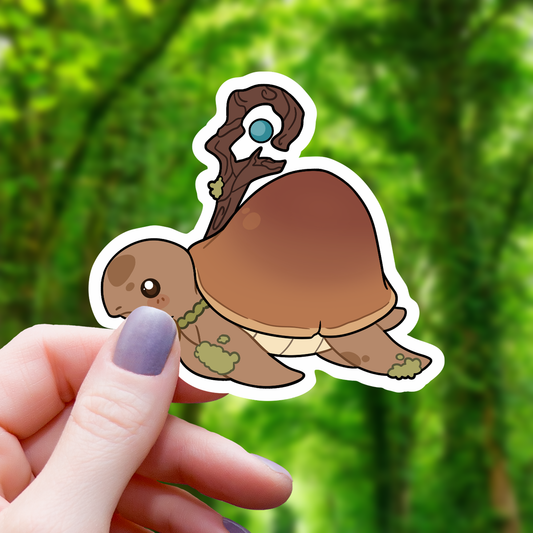 Turtle Druid TTRPG Class Sticker - 3"