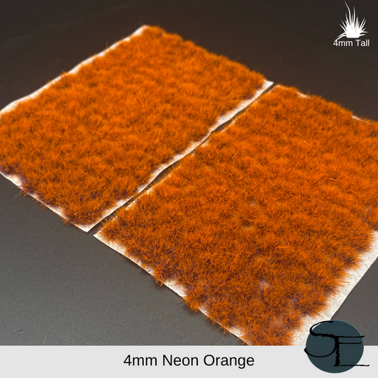 4mm Neon Orange NaturalTufts