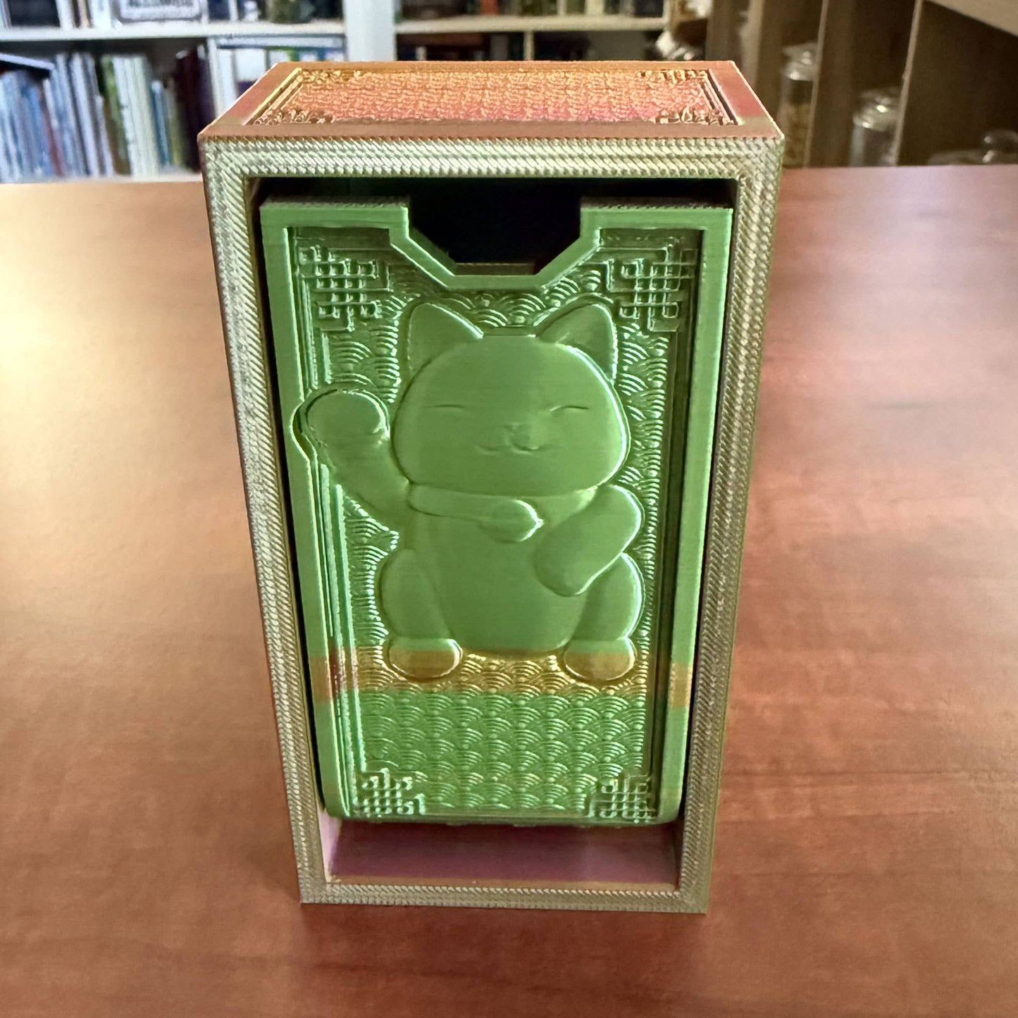 Folding Lucky Kitty Tower & Storage | TTRPG, D&D, TCG, CoC