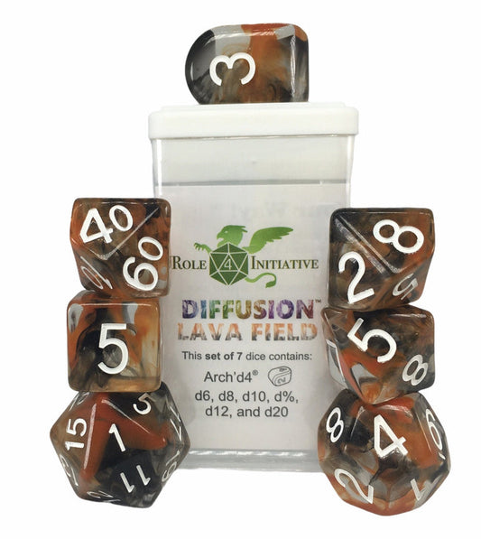 Diffusion Lava Field Dice7