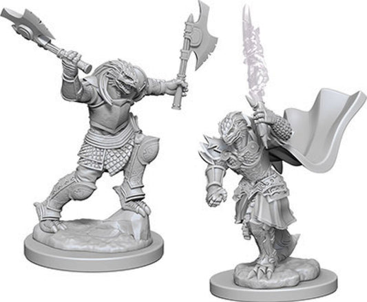 Dragonborn Female Fight Dungeons & Dragons: Nolzur's Marvelous Unpainted Miniatures