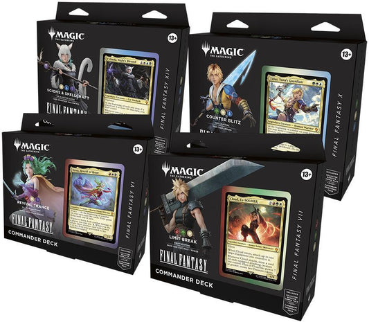 Final Fantasy Commander Deck Display  MTG: Universes Beyond