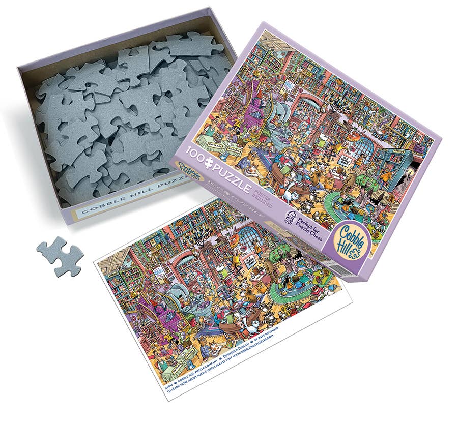 Bookshop Bedlam 100 Piece Puzzle