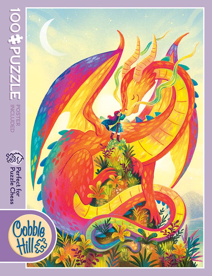 Rainbow Dragon 100 Piece Puzzle
