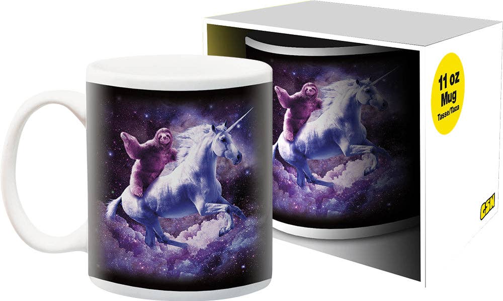 Random Galaxy - Sloth Unicorn Boxed Mug (11oz)