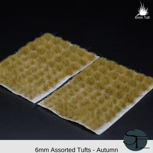 6mm Autumn Spikey NaturalTufts
