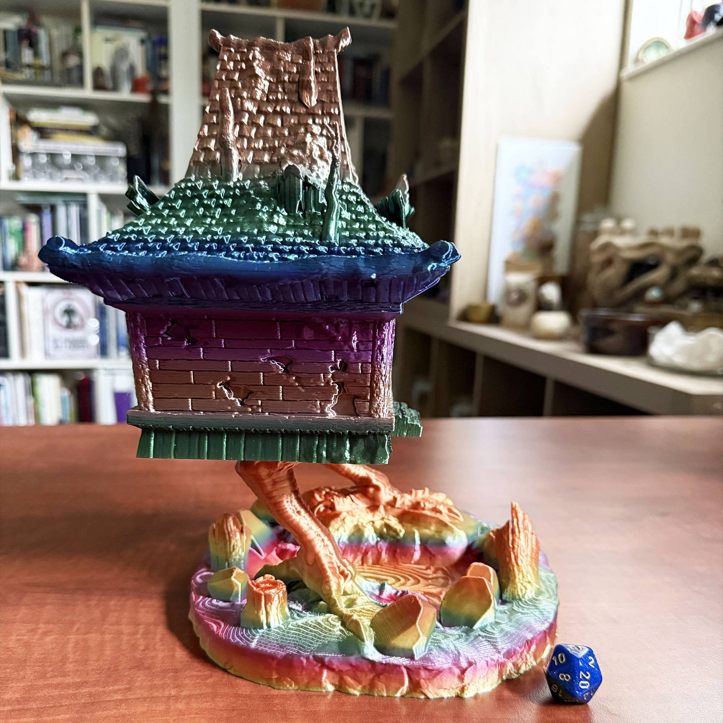 Baba Yaga Hut Dice Tower | TTRPG, D&D, Pathfinder, CoC