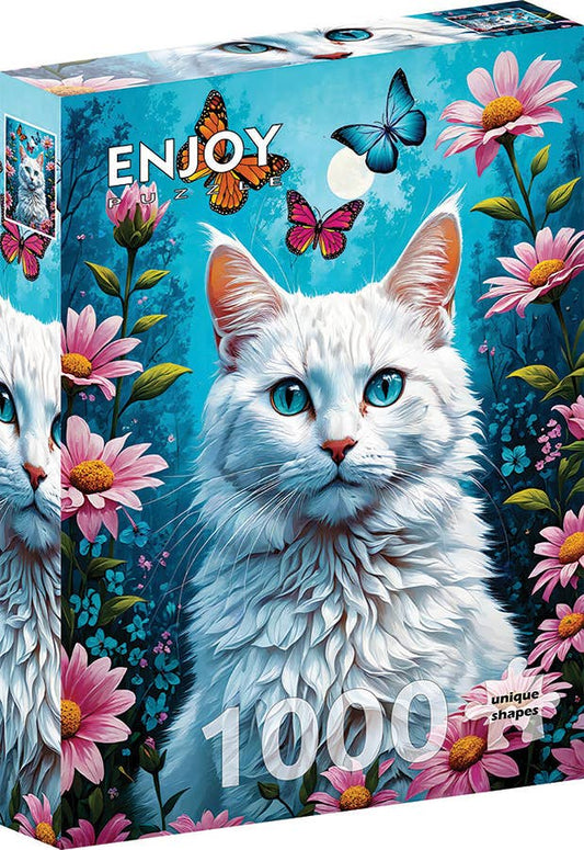 White Cat 1000pc Enjoy Puzzle