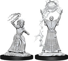 Drow Mage & Drow Priestess