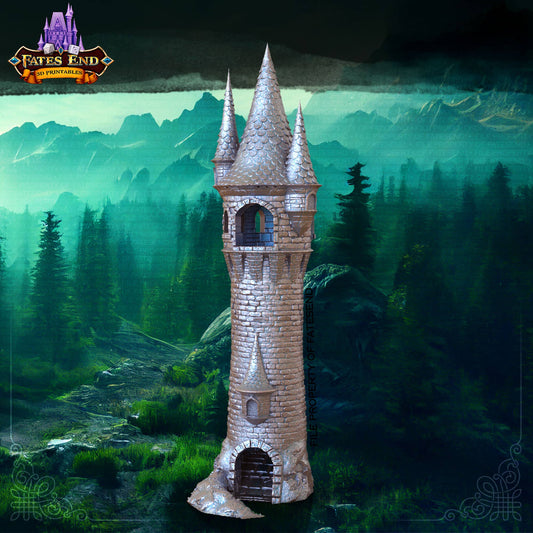 Princess Dice Tower | TTRPG, D&D, Pathfinder, CoC - 3D Printed
