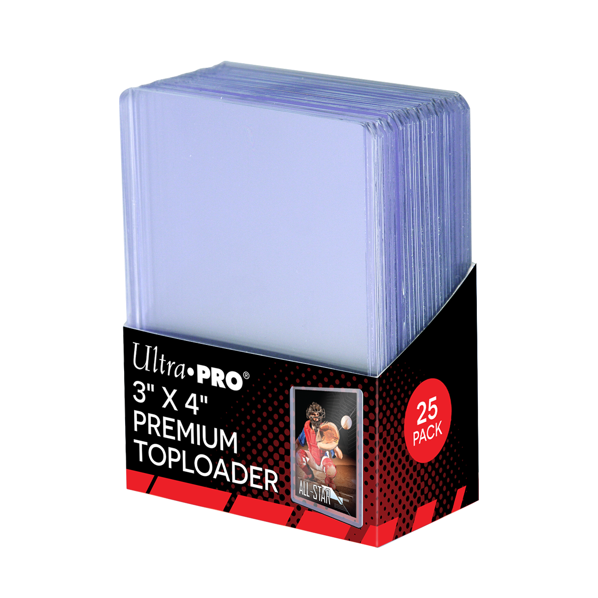 Topload Sleeve: 3x4 Clear Premium (25)