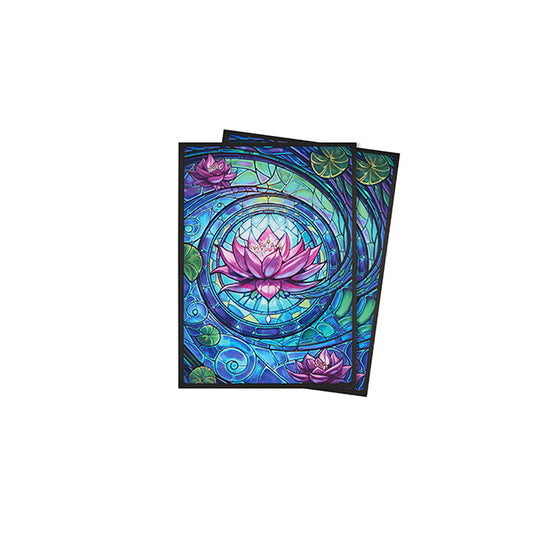 Stained Glass  Blossom Grace Card Sleeves Standard Matte Art (100)