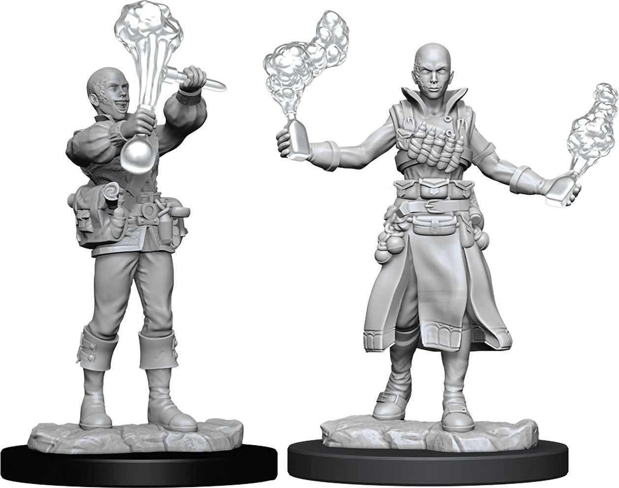 Human Alchemist Female Pathfinder Deep Cuts Unpainted Miniatures