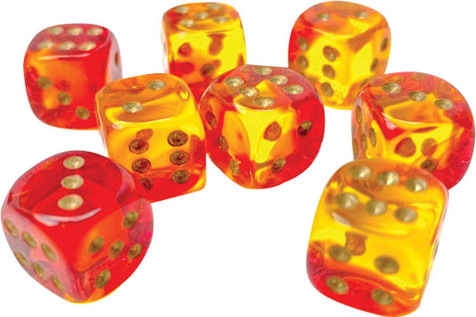 12mm 36d6 Gemini Translucent: Red-Yellow/Gold