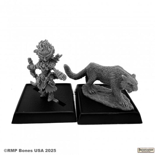 Lini and Droogami, Iconic Gnome Druid (2e)