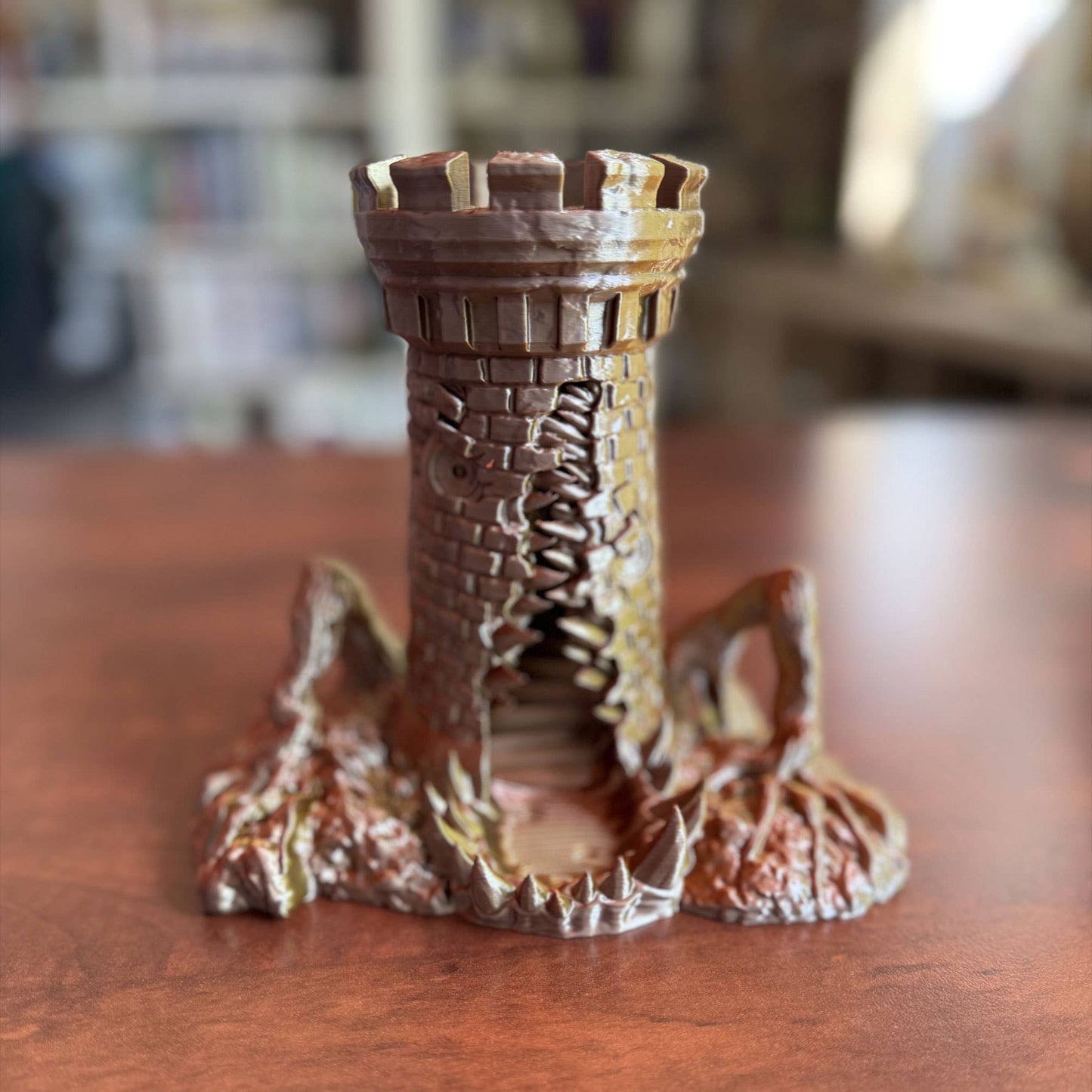 Mimic Root Legs Dice Tower | TTRPG, D&D, Pathfinder, CoC