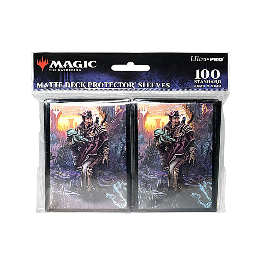 Magic the Gathering CCG: Outlaws of Thunder Junction 100ct Deck Protector Sleeves B