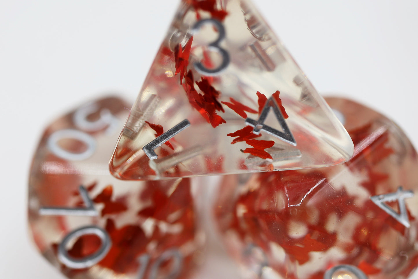 Butterfly Kiss - Orange RPG Dice Set
