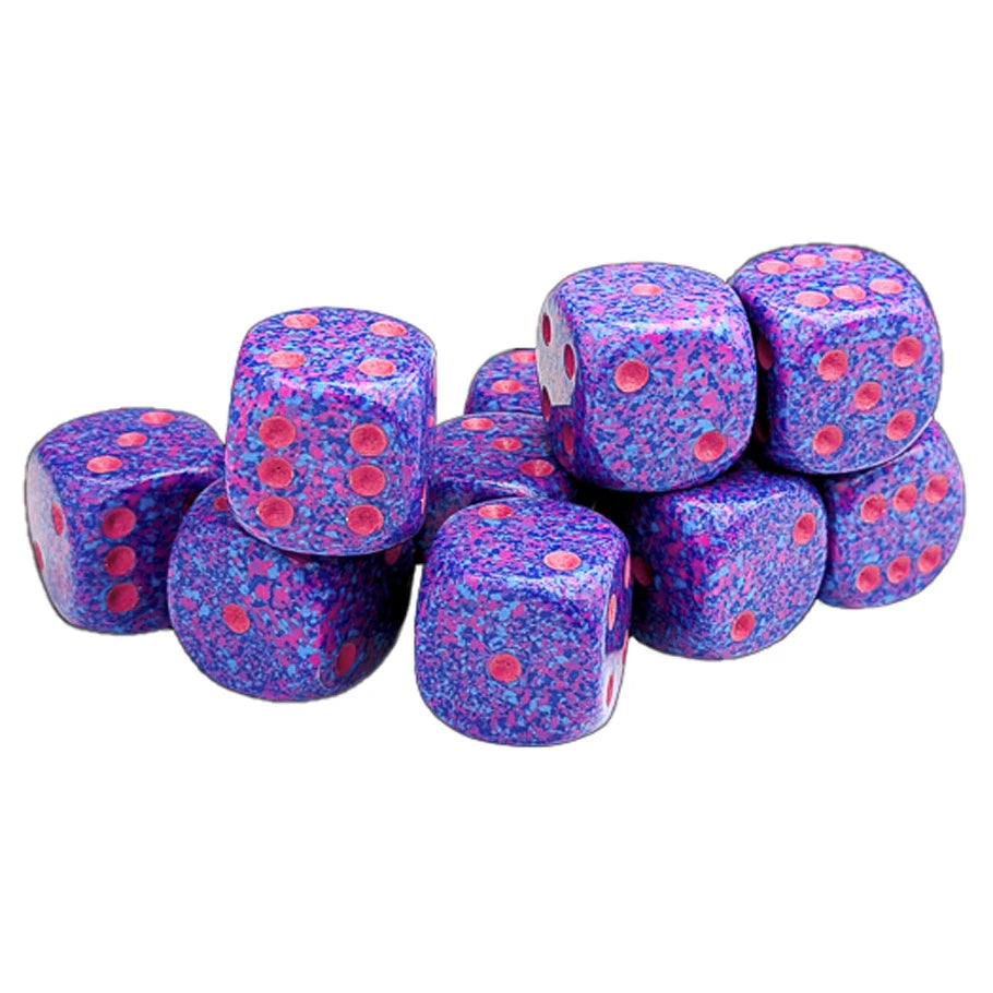 d6Cube 16mm Speckled: PurplePassion (12)