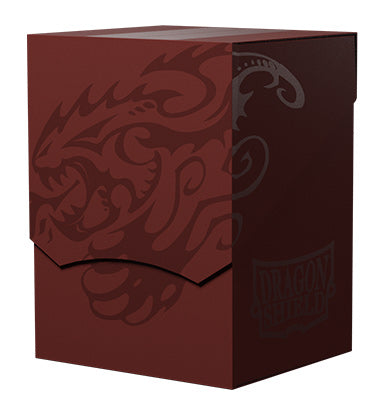 Dragon Shield: Deck Shell Revised- Blood Red/ Black