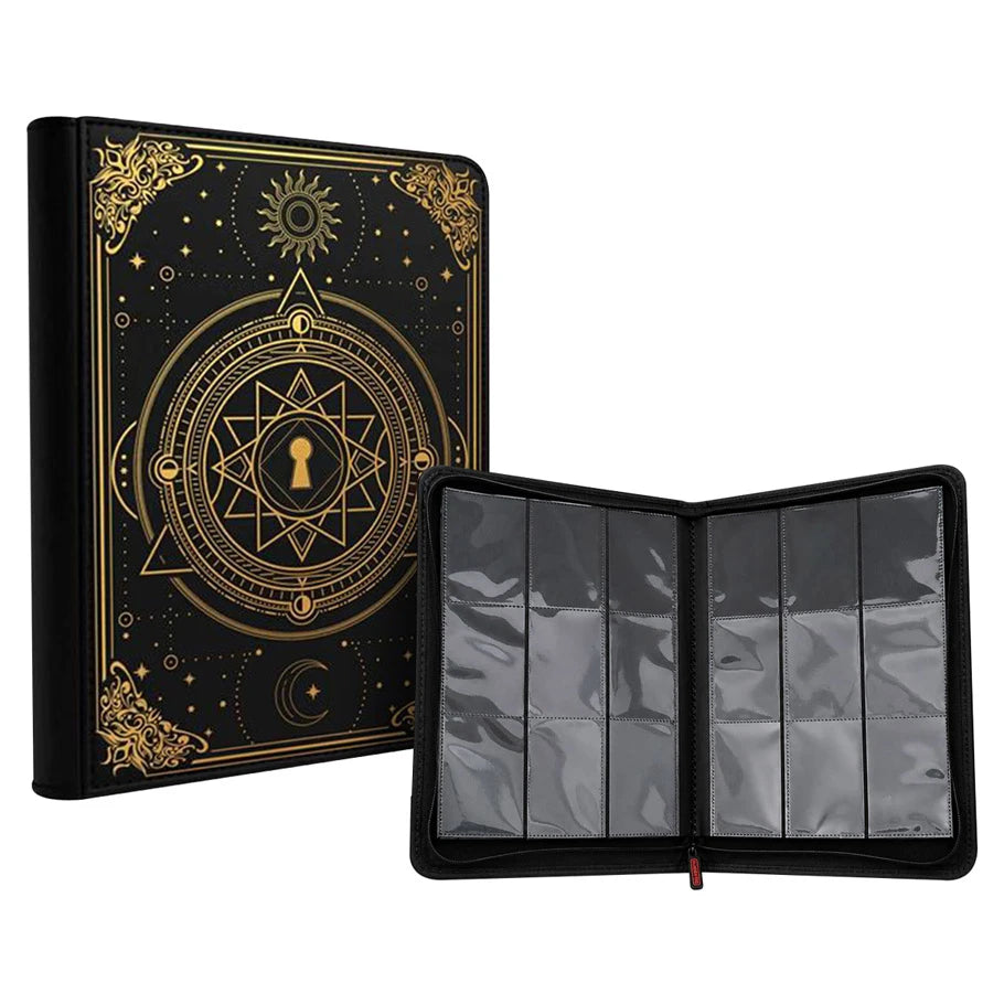 Binder: Zipper: 9-Pocket: Golden Arcane