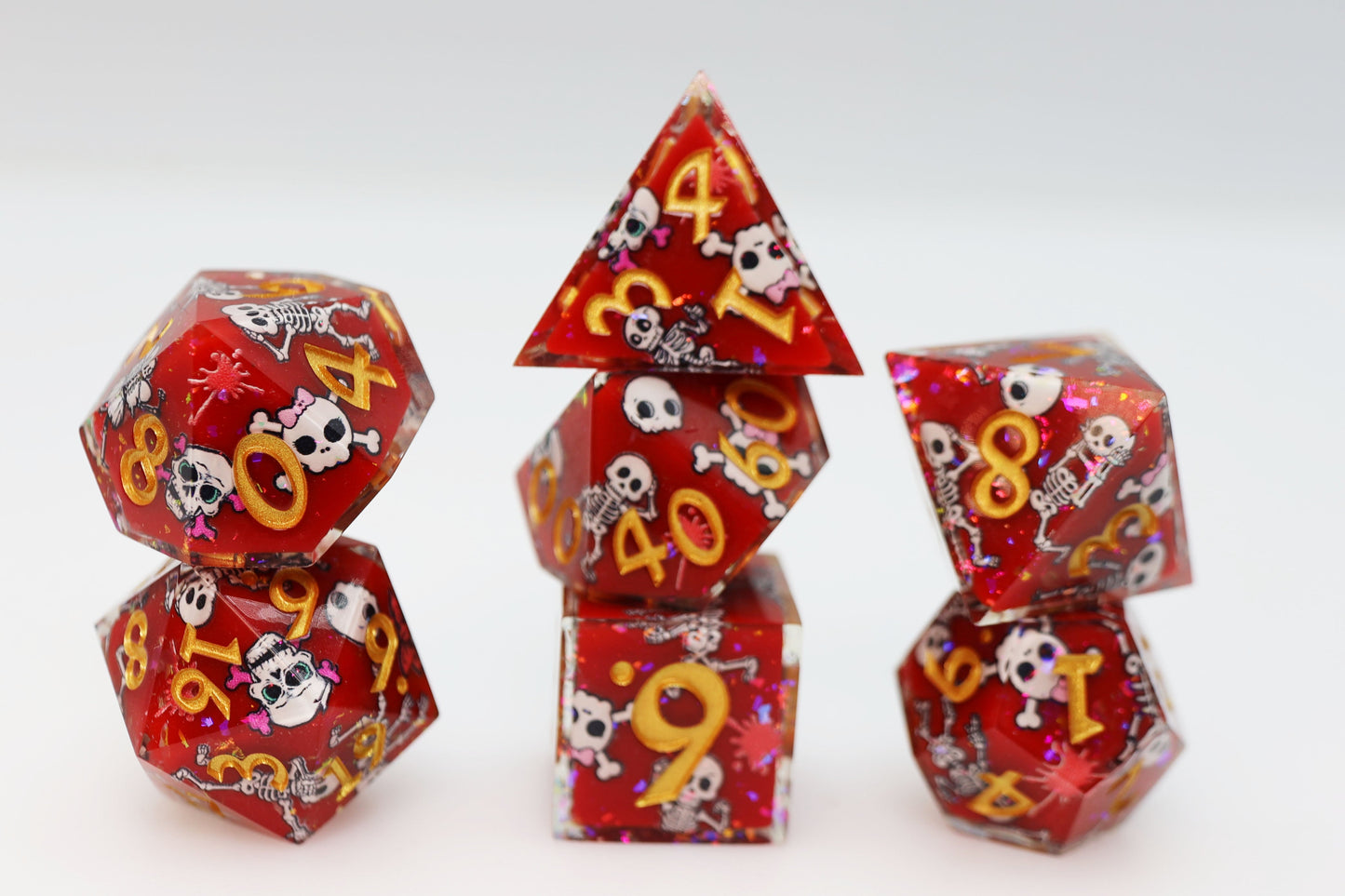 Some Body to Love: Sharp Edge Decal RPG Dice Set