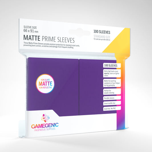 Purple Matte Sleeves Matte Prime (100)