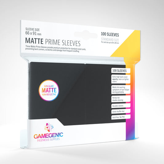 Matte Sleeves Matte Prime Black (100)