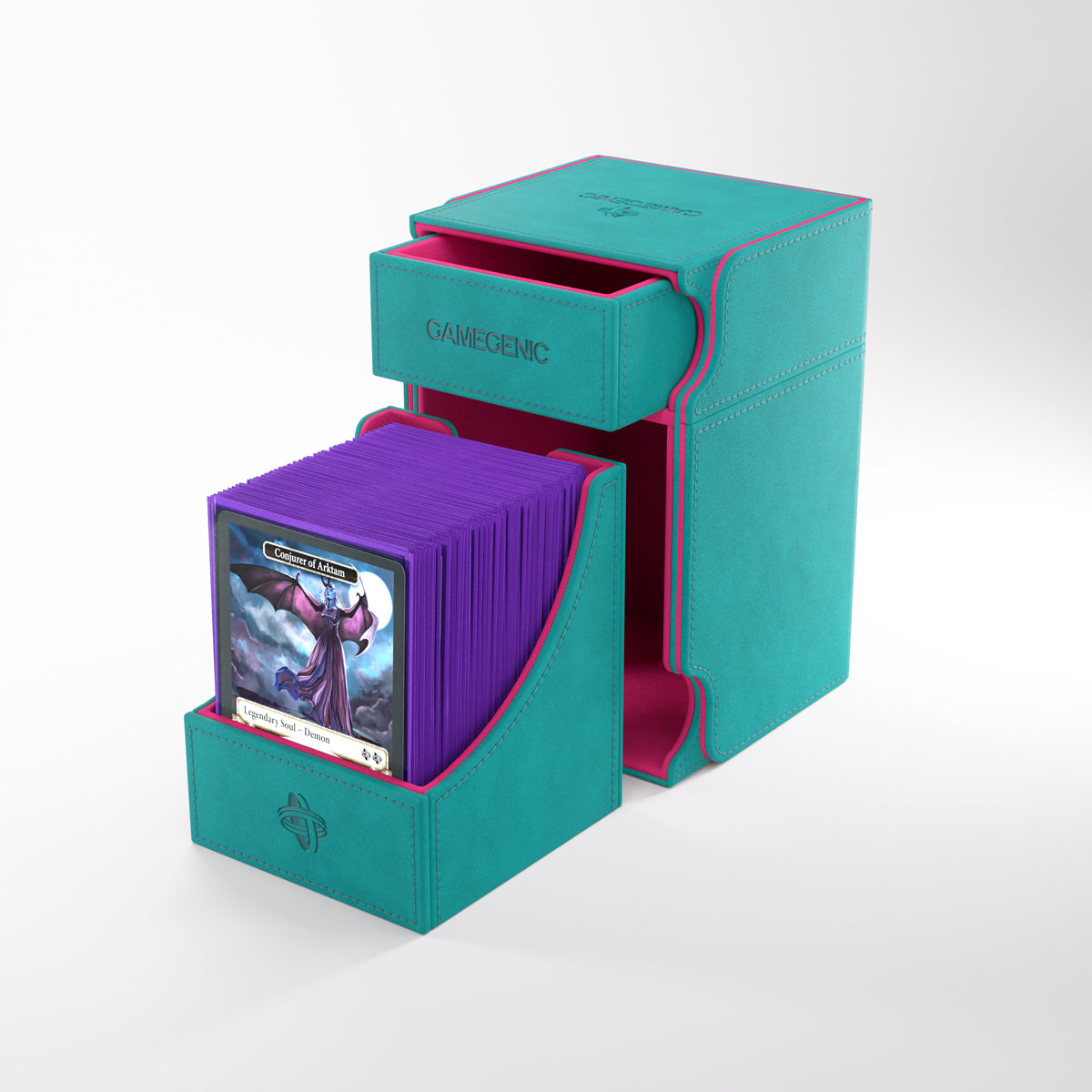 Teal/Pink  - Deck Box Watchtower 100+ Convertible
