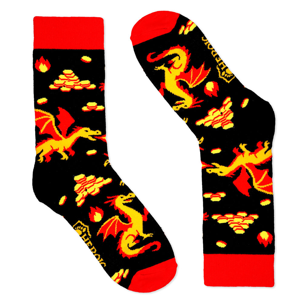 Greedy Dragon Socks
