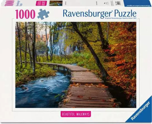 Autumnal Wooden Trail 1000 Pc Puzzle