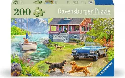 Summer Lake House 200 Pc Puzzle