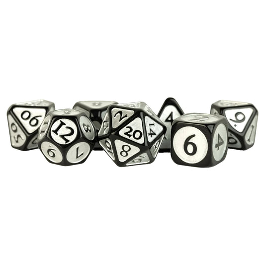 7-Set Black w/ Silver Enamel