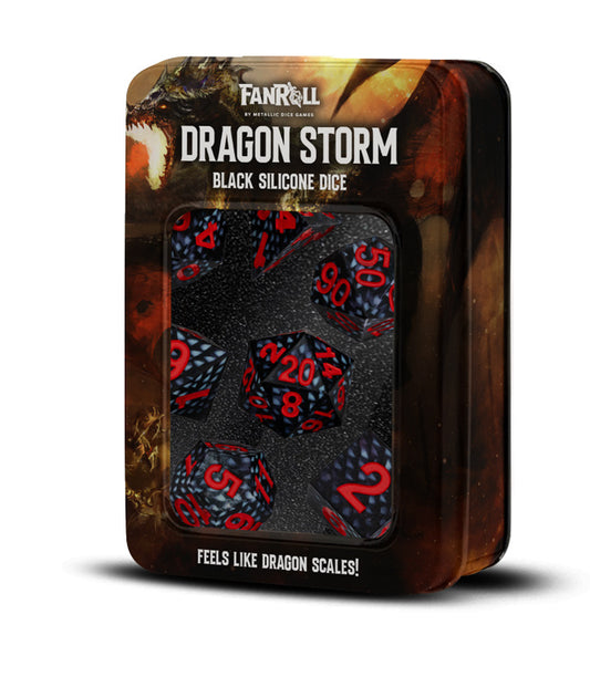 7-Set Silicone: Dragon Storm: Black Dragon Scales