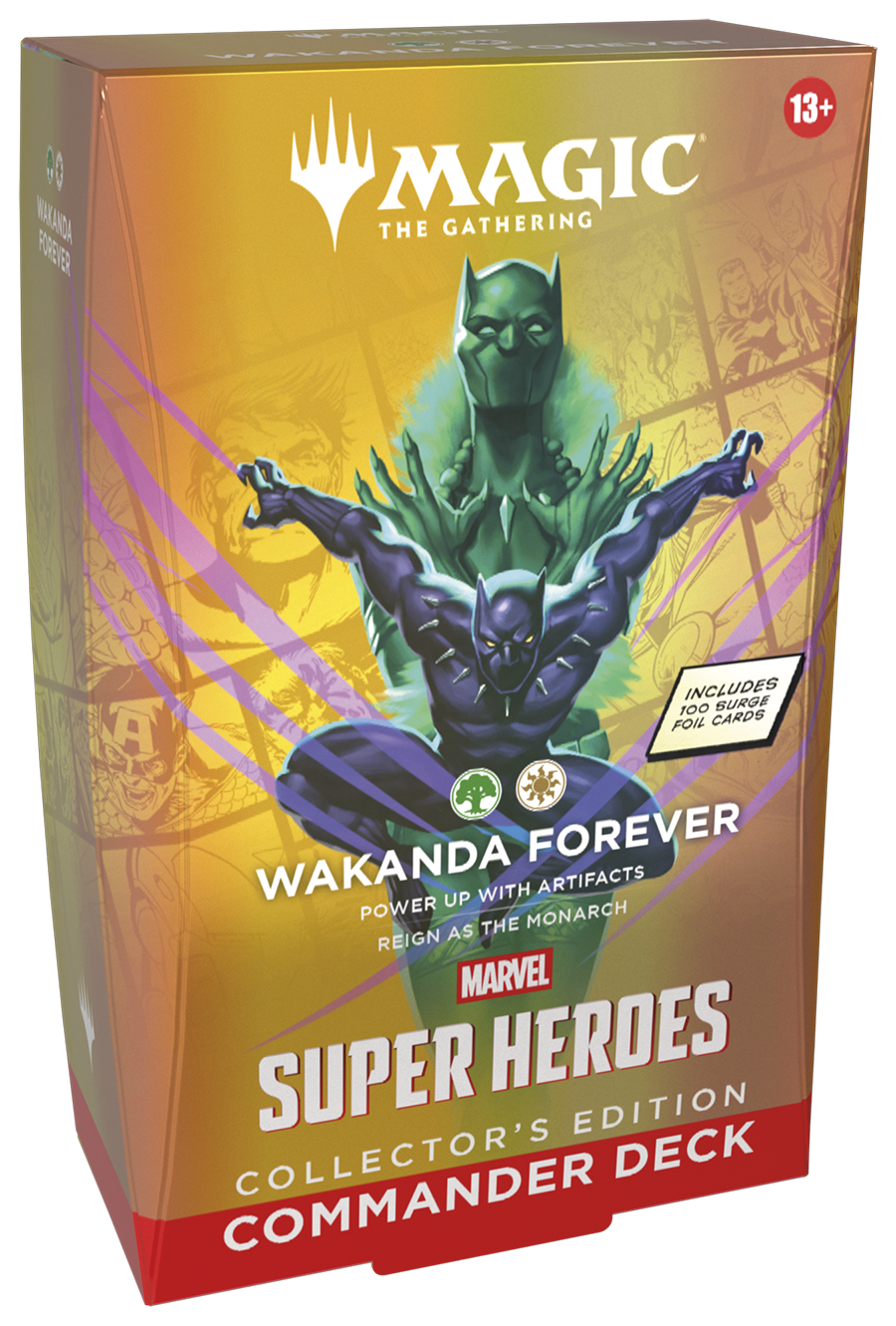 Wakanda Forever Collector's Edition Marvel Commander Decks