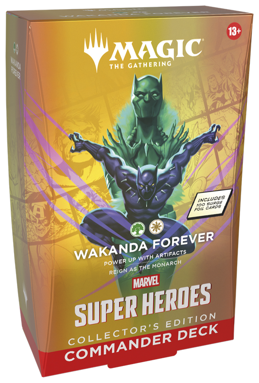 Wakanda Forever Collector's Edition Marvel Commander Decks