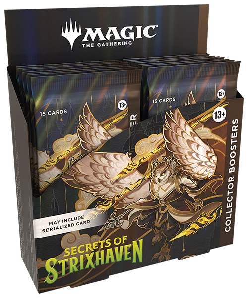 For pickup on 4/17 Secrets of Strixhaven Collector's Booster Display