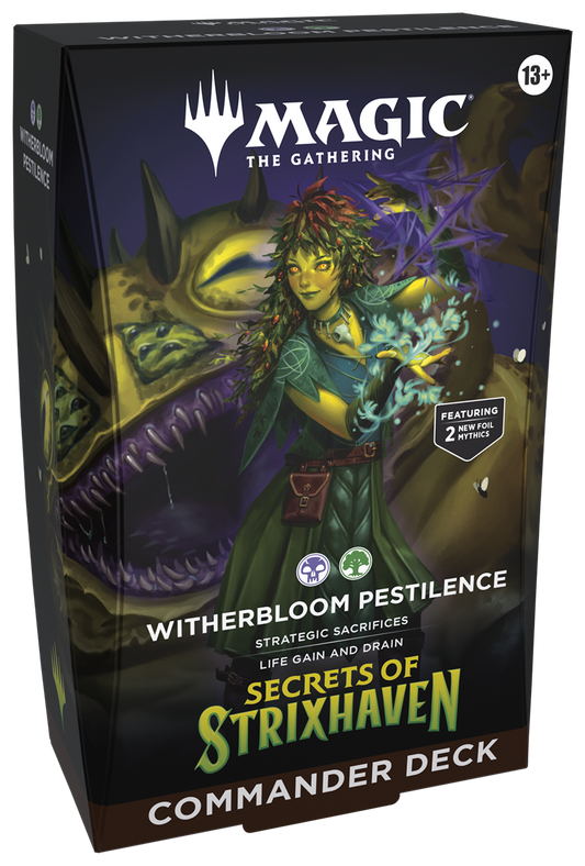 For pickup on 4/17 Witherbloom Pestilence Secrets of Strixhaven Commander Deck