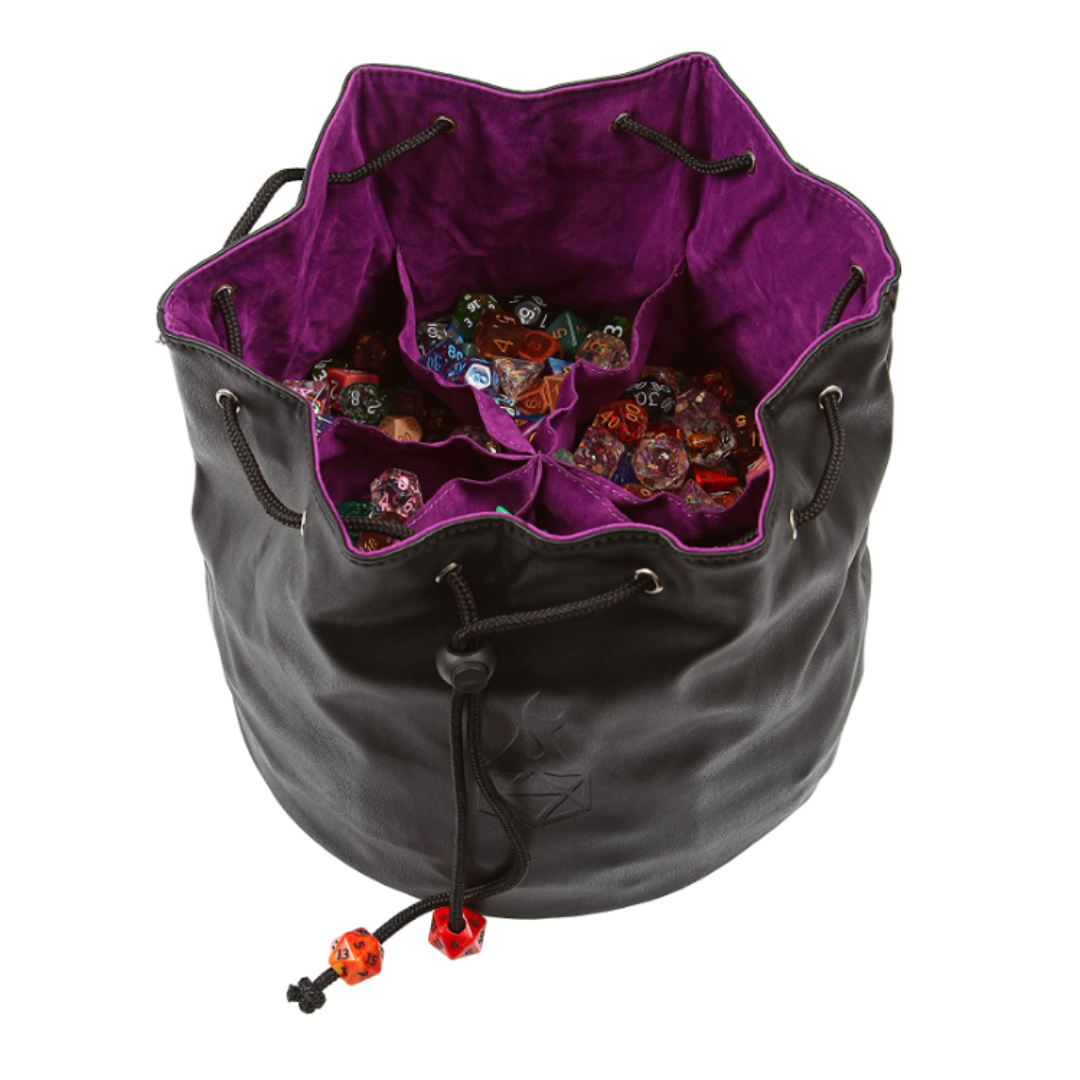 Black Purple - Pouch of the Endless Hoard Dice Bag