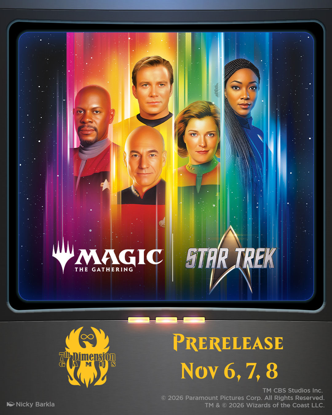11/8 Sun 1 PM Prerelease Event