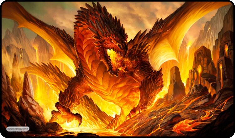 Playmat Fire Bringer Dragon