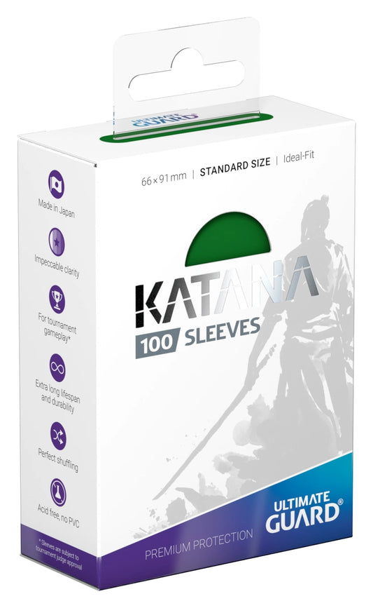 Sleeves Katana Green 100